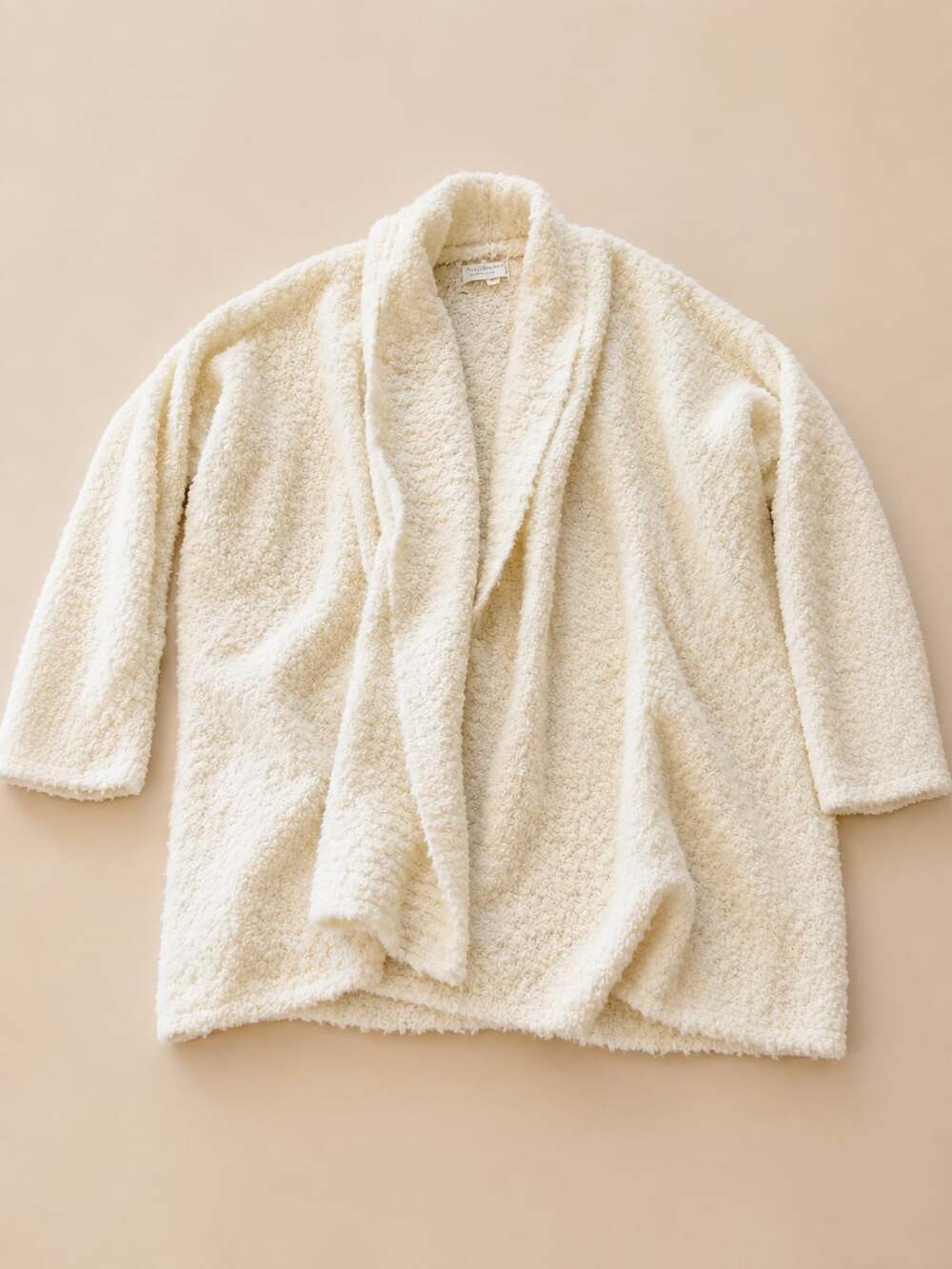 Lou & Grey Open Front Ivory Cardigan Sweater Oversized M (e)
